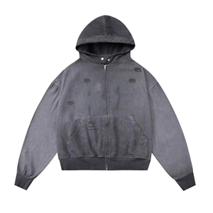 เสื้อฮู้ดดี้ขนเฟลซประดับเพชรเทียมสำหรับฤดูหนาว แบบ unisex พร้อมรายละเอียดวิบวับ เหมาะสำหรับสตรีทแวร์ - Product Image 3