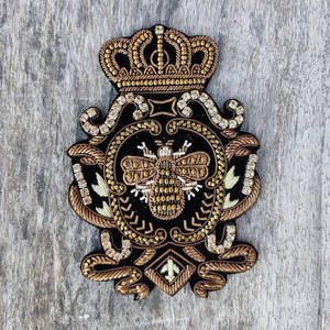 Parches Decorativos de Tela Hechos a Mano de Lujo con Bordado, Servicio OEM de Logotipo Personalizado, Tamaño OEM, Marca Privada - Product Image 1