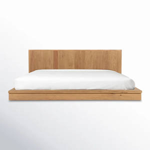 Cama de Madera de Teca Sólida Tamaño King, Estilo Moderno para el Hogar, Hotel y Villa, Cama de Tablones de Madera - Paloma - Product Image 1