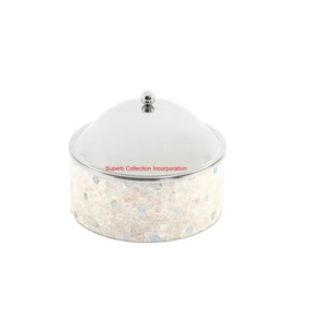 Dôme de chafing dish élégant en argent martelé, chauffe-plats de buffet de luxe, style arabe, ensemble de casseroles et marmites pour présentation de mariage - Product Image 3