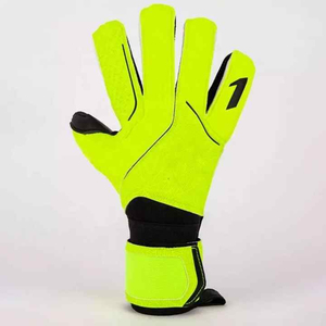 Guantes de portero de fútbol, ​​material de látex transpirable antideslizante, correa de muñeca ajustable, Unisex, impermeables, resistentes al viento - Product Image 2