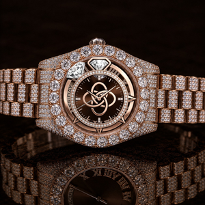 Luxury Moissanite Diamond Watch Men Full Pave VVS Moissanite Stones Stainless Steel <b>Automatic</b> <b>Wristwatch</b> - Product Image 1
