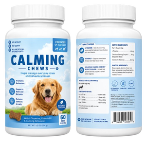 Golosinas Calmantes Premium para Perros y Gatos, Alivio de la Ansiedad y el Estrés, Favorecen la Relajación y el Comportamiento Saludable, Fabricante OEM - Product Image 3
