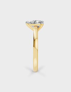Anillo de Compromiso Solitario con Diamante Cultivado en Laboratorio de 1.25 CT en Forma de Corazón, Oro de 14K, para Mujer - Product Image 4