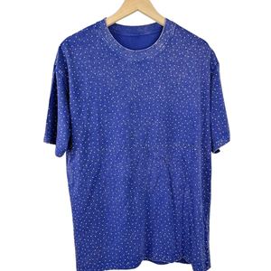 Nouveau design T-shirts pour hommes avec strass, logo personnalisé, streetwear, mode imprimée, été, décontracté, club, hip-hop, 100% coton respirant - Product Image 1