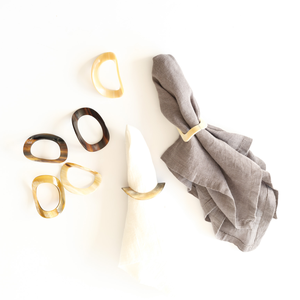 Anillo para Servilletas de Cuerno Pulido de Primera Calidad, Diseñado para Banquetes de Boda, Cenas y Decoración de Mesas de Restaurante - Product Image 4