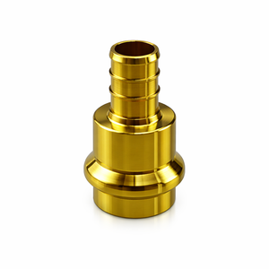 Adaptador de prensado sin plomo LF Brass Pro Press PEX (AOL1807) listo para envío, compatible con herramientas sin plomo, accesorio de prensado mecanizado por CNC de baja presión. - Product Image 2