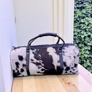 Sac de voyage en cuir de vachette pleine fleur à marque privée Exportateur LHODB-0078 - Product Image 1