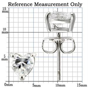 Orecchini in Argento Sterling 925 Placcato Rodio con Moissanite e Zirconi Cubici di Grado AAA - Product Image 2
