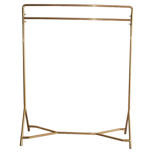 Présentoir de Vêtements en Métal Chromé Bros, Pliable et Portable, Robuste, Amovible, pour Présentation Commerciale, OEM ODM Vietnam - Product Image 1