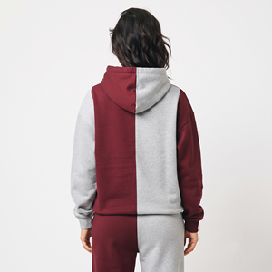 Relaxed Fit Women's Polyester Oversized Hoodie Color Block <b>Heart</b> Graphic Long Sleeve Pocket <b>Sweatshirt</b> - Product Image 6