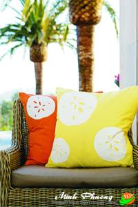 Ensemble d'oreiller de dossier en tissu satiné haut de gamme Produits brodés biologiques pour hôtels et ménages pour salon - Product Image 6