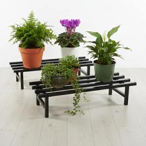 Support de Jardinière Métallique Extérieur Durable, Support de Jardinière Surélevée, Cadre en Acier Robuste, Porte-Plantes pour Patio et Jardin - Product Image 3