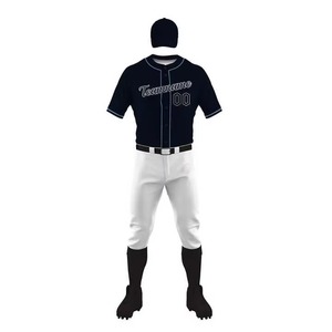 Wholesale Custom Printed Men's <b>Baseball</b> Uniform Sets Custom Sports Wear Uniforms Teams Heat-Transfer Printed 100% Polyester Sets - Product Image 1