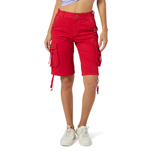 Pantalones Cortos Cargo Elegantes de Estilo Relajado, Perfectos para Uso Casual, Ofrecen Almacenamiento Práctico, Ideales para Actividades al Aire Libre, Pantalones Cortos para Mujer - Product Image 6