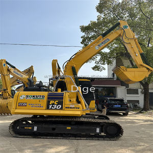 Excavatrice sur chenilles d'occasion Komatsu PC130-7 PC160-7 PC200-8 d'origine japonaise, 2018-2022, 13 tonnes, moteur et pompe, bon prix, prête à l'emploi - Product Image 5
