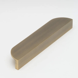 Poignée de meuble ovale minimaliste en laiton massif pour porte de cuisine, nouveau design, poignée de porte en laiton massif - Product Image 3