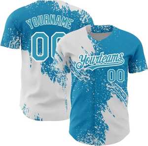 Chemise de baseball sportswear tendance, sublimation, design classique, style boutonné, pour hommes. - Product Image 5