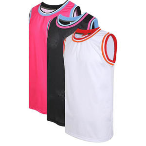 Camisetas de Baloncesto Personalizadas con Impresión y Logotipo, Transpirables, Hechas de Poliéster, Tela de Malla 2026, Número y Colores Sublimados - Product Image 1
