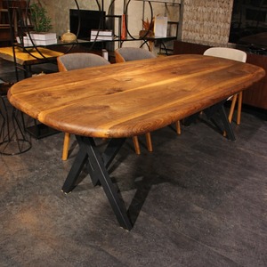 Mesa de Comedor Rectangular Contemporánea de Madera Maciza de Sheesham con Sillas Opcionales, Estilo Europeo Hecho a Mano y Ecológico para Sala de Estar - Product Image 4