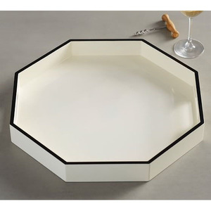 Juego de 2 bandejas de laca de alta calidad, modernas y personalizables, bandeja de laca multiusos de la fábrica vietnamita HNH Craft - Product Image 5