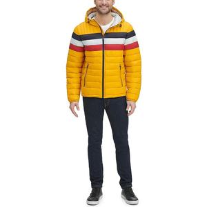 Wholesale Custom Logo Nylon Hooded Winter <b>Jacket</b> for <b>Men</b> Warm <b>Down</b> Puffer with Bubble Puff <b>Fill</b> Outdoor Style - Product Image 3