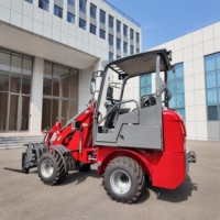 Caricatore Articolato Elettrico EV08 con Approvazione CE, Benna da 0,3m³, Batteria al Litio, 4WD per Agricoltura, Edilizia e Paesaggistica