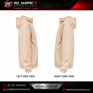 Veste bomber imperméable à capuche en softshell écologique pour homme BLIMPEX, fermeture éclair, automne, randonnée, camping - Product Image 5