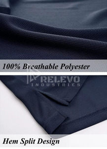 Camisa Casual Transpirable de Manga Corta para Hombre, de Peso Medio, 100% Algodón Canvas, con Logotipo Frontal - Product Image 5