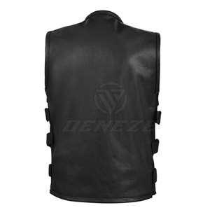 Servicio OEM, MOQ Bajo, Chaleco de Cuero para Hombre, Chaleco Ligero de Cuero de Alta Calidad a Precio de Mayoreo - Product Image 2
