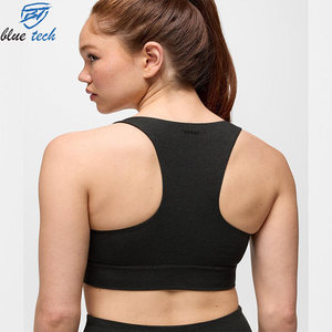 เสื้อชั้นในกีฬาผู้หญิงคุณภาพสูง ดีไซน์ทันสมัย สำหรับโยคะ ฟิตเนส ออกกำลังกาย วิ่ง กระชับสูง ไร้ตะเข็บ - Product Image 4