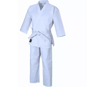 Kimonos de Jiu Jitsu Brasileño (BJJ) Azules de Alta Calidad, 100% Algodón Elástico, Duraderos, Transpirables, con Costuras en Color Contrastante en la Parte Delantera - Product Image 2