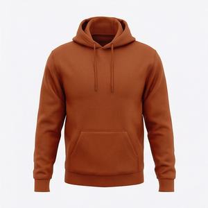 Fabricant OEM, Vente en gros : Sweat à capuche unisexe épais 100% Coton pour homme, avec logo personnalisé, poche, couleurs variées, pour l'hiver - Product Image 1