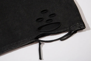 เสื้อยืดคอตตอนยูนิเซ็กส์ทรงโอเวอร์ไซส์ รุ่นยอดนิยม ลายขาดสไตล์วินเทจ สำหรับผู้ชาย - Product Image 6