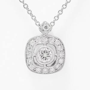 Joyería Fina, Collar con Colgante de Diamante Cultivado en Laboratorio de 0.50ct, Corte Radiante, Engaste en Bisel, Oro Amarillo de 14K, Certificado IGI, Diseño Elegante para Mujer - Product Image 1