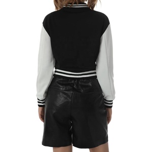 Veste universitaire courte de baseball personnalisable pour femmes, couleur personnalisée de qualité supérieure, veste universitaire en coton, veste universitaire respirante pour l'extérieur - Product Image 2