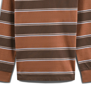 Camiseta de Rugby para Hombre al por Mayor, 100% Algodón, Manga Larga, Diseño a Rayas con Impresión Digital - Product Image 6