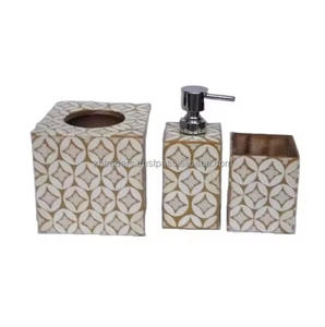 El mejor precio y la mejor calidad de la India Juego de baño de fregona de hotel más vendido Amenidades Madre de perla Productos de las mejores ventas - Product Image 3