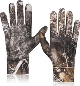 Camouflage Camo <b>Touch</b> <b>Screen</b> <b>Gloves</b> Pro Anti-Slip Lightweight Hunting Outdoors - Product Image 1