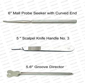 Anatomy Dissection <b>Kit</b> Surgical Scalpel Handle with 11 Blades Lab Dissecting Tools Set for Veterinary use by Vaslcare - Product Image 4