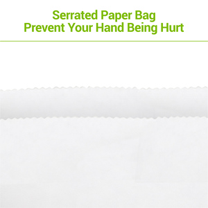 ถุงกระดาษใส่อาหารกลางวันสีน้ำตาลขนาดเล็กขนาด12ปอนด์7x4x13.25นิ้วถุงกระดาษสีขาวพร้อมวัสดุรีไซเคิลสำหรับใช้ในครัวเรือน - Product Image 4
