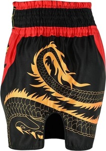 Shorts de Muay Thai con diseño personalizado, tela satinada, transpirable, ligero, para entrenamiento en el gimnasio, cintura elástica, ropa deportiva para hombres y mujeres - Product Image 2
