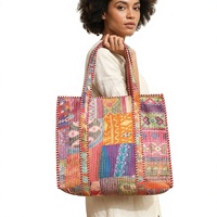 Sac fourre-tout en toile de coton pour femmes, 240 GSM, impression numérique, design multicolore, logo personnalisé, marque privée, vente en gros