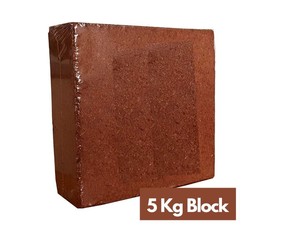 Cocopeat 5kg Bloc - Substrat Biologique Biodégradable pour l'Agriculture, l'Hydroponie, le Jardinage, la Culture et la Plantation - Product Image 5