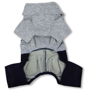 Completo Outfit Maglione Avvolgente e Pantaloni in Denim per Animali Domestici: Abbigliamento Perfetto per il Tuo Amico Peloso - Product Image 2