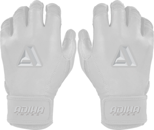 Gants de frappe en cuir blanc Adiha Impex, antidérapants, personnalisables, rembourrés, fermeture auto-agrippante, unisexe, adulte, entraînement, durables, toucher doux - Product Image 1