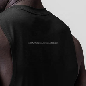 Débardeurs pour hommes, coupe ajustée, légers, coupe standard, débardeurs à séchage rapide, technologie anti-transpiration, col rond, stringer, utilisation en salle de sport, tendance - Product Image 4