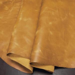 Lámina de Cuero Genuino Marrón Sólido de 1.2-1.4mm de Grosor, Piel de Vaca con Grano Cepillado y Acabado de Ante, para Uso en Muebles, Cuero Duradero - Product Image 3