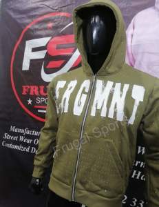 Sweat à capuche en coton épais avec appliqué, streetwear personnalisé, sweat-shirt de luxe en molleton épais avec appliqué, logo personnalisé - Product Image 3