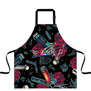 Tablier de coiffeur avec poche pour Salon de coiffure avec cou réglable tablier de coiffeur pour Salon de coiffure - Product Image 1